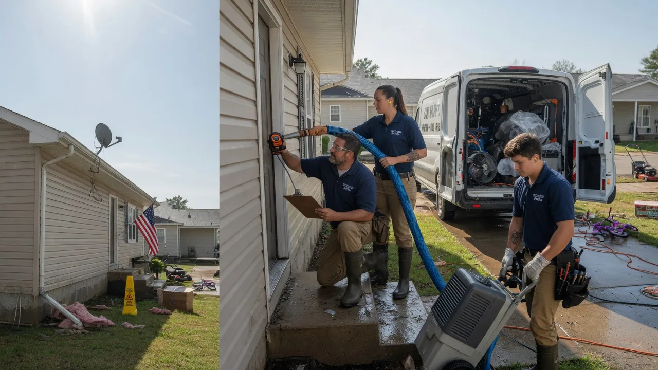 Ceiling Water Damage Restoration in Dover, KY near me